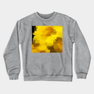 Abstract Yellow Daisy Crewneck Sweatshirt